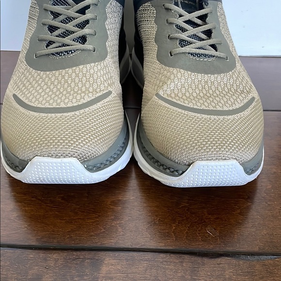Geox Black and Tan Athletic Shoes with Breathable Mesh - Picture 8 of 11